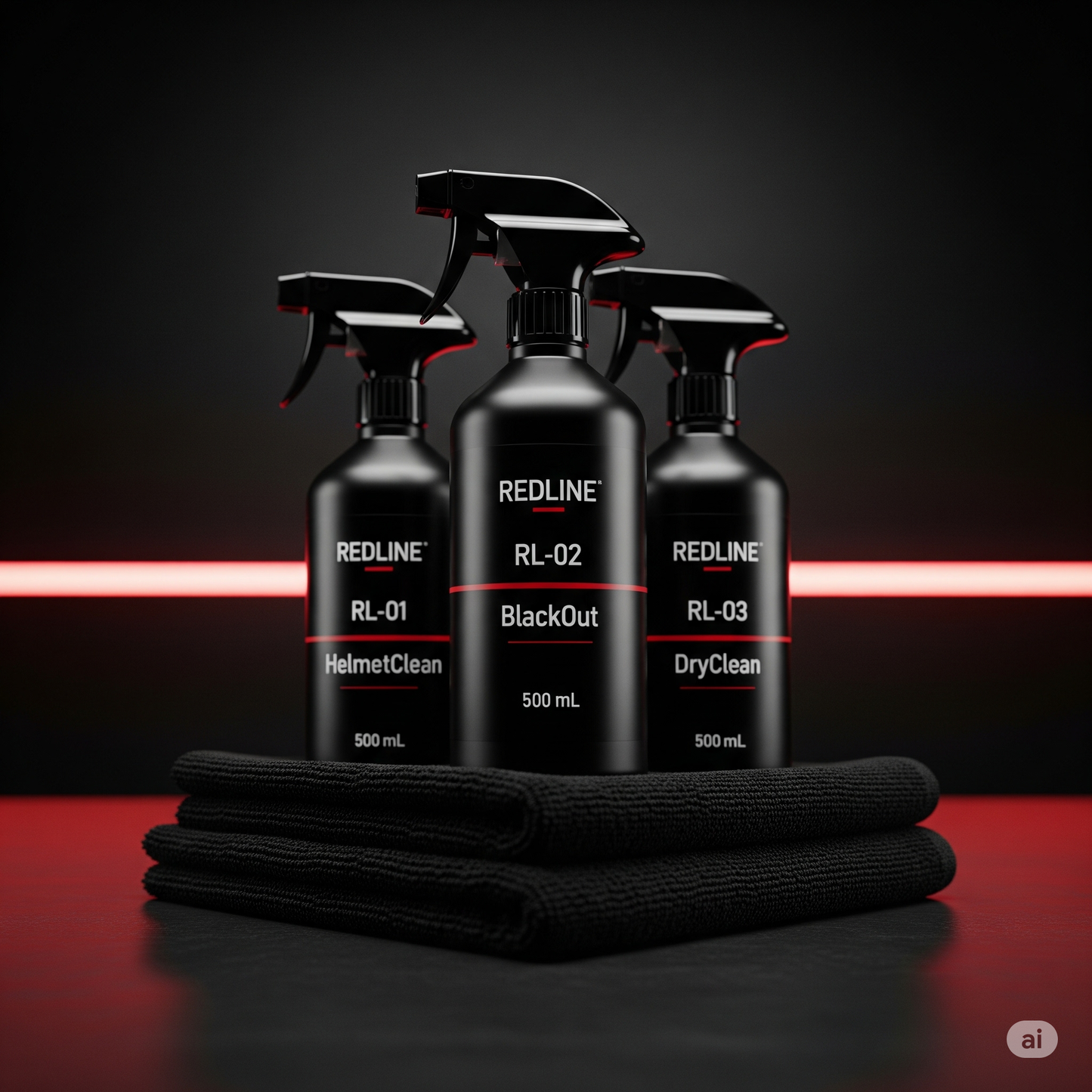 RL-11 Trio Clean — 3 nettoyants moto + 3 microfibres offertes